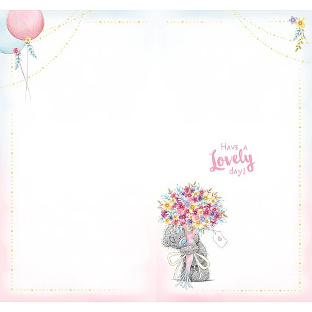 Birthday Wishes Me to You Bear Birthday Card Extra Image 1